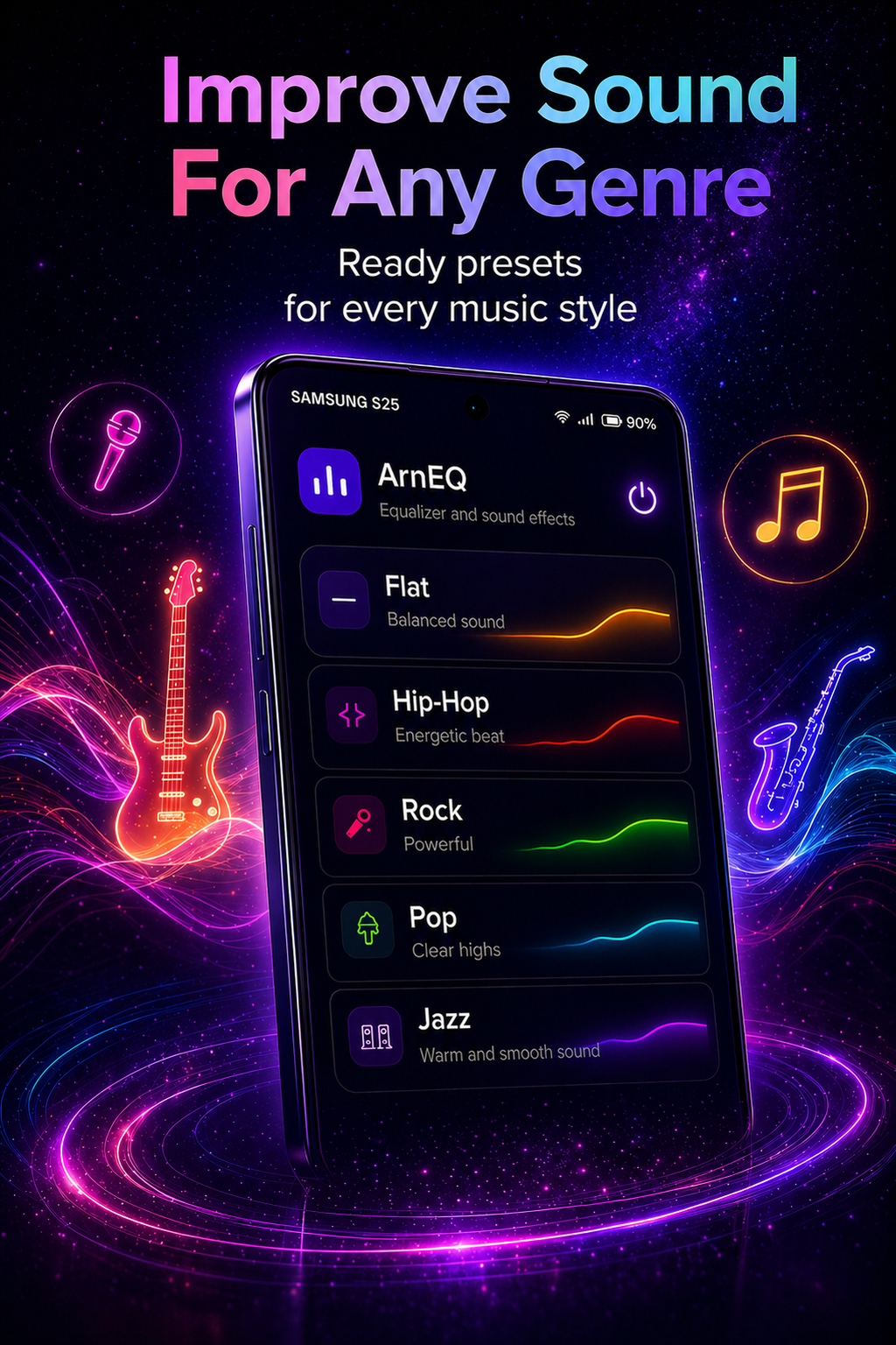 ArnEQ preset promotional screen